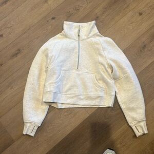 Lululemon half zip Scuba